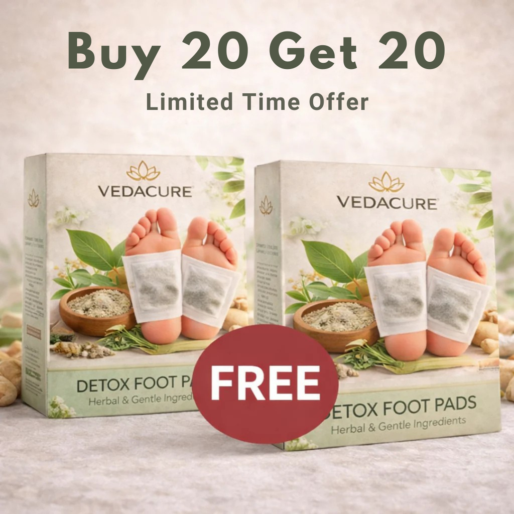 Ayurvedic 100% Herbal & Gentle Ingredient Foot Patches BUY 20 GET 20 FREE (Copy)