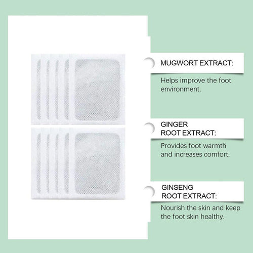 100% Herbal & Gentle Ingredient Detox Foot Pads BUY 10 GET 20 FREE (Pack of 30)