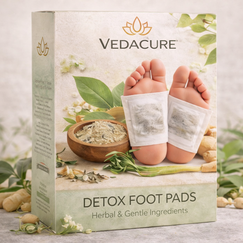 Vedacure 100% Authentic Herbal & Gentle Ingredient Detox Foot Pads (BUY 20 GET 20 FREE Pack of 40)@499