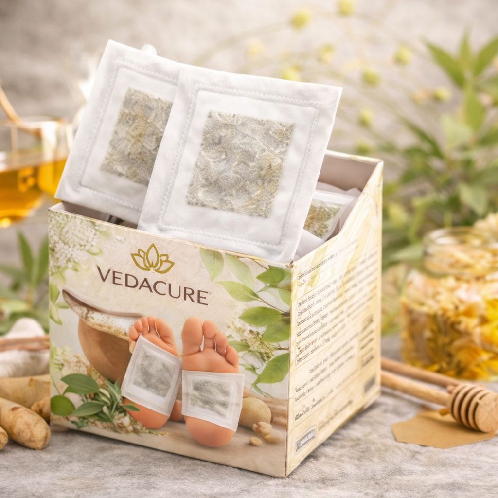 Vedacure 100% Authentic Herbal & Gentle Ingredient Detox Foot Pads (BUY 20 GET 20 FREE Pack of 40)@499